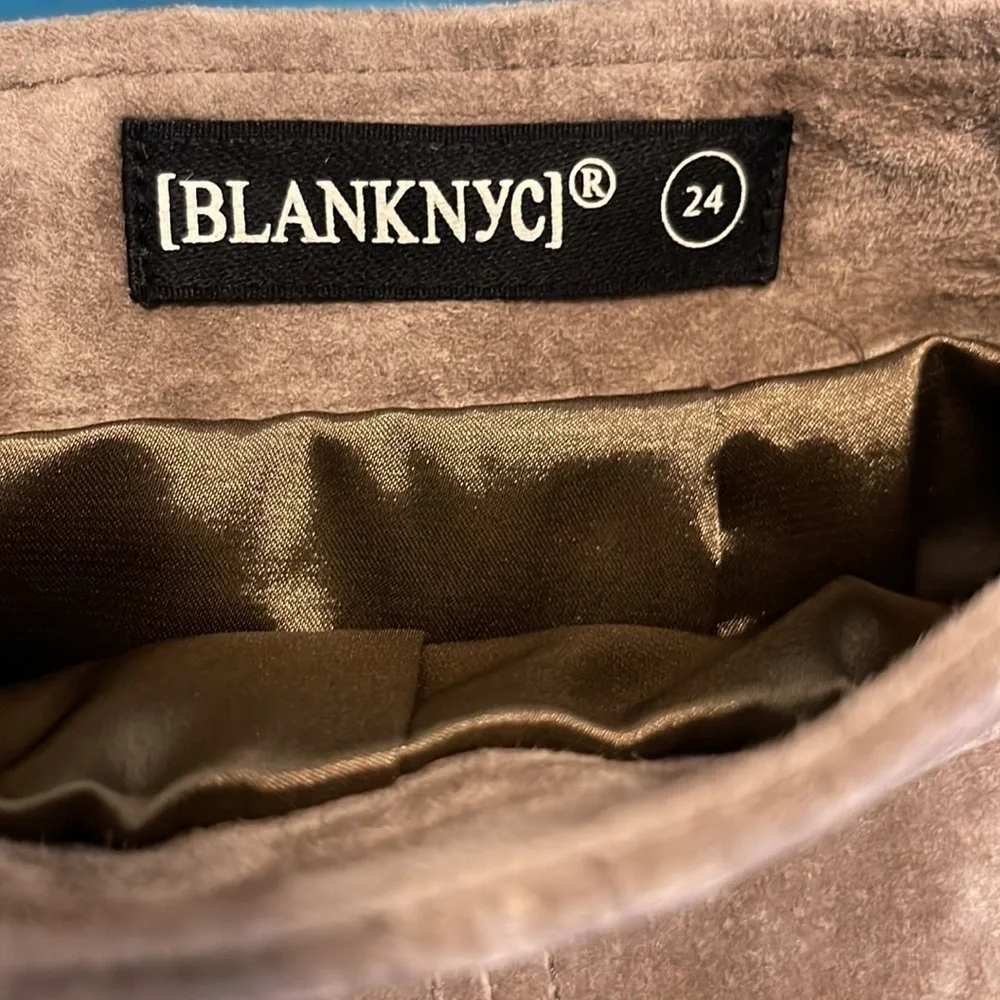 Blank NYC Suede Mini Skirt NWT